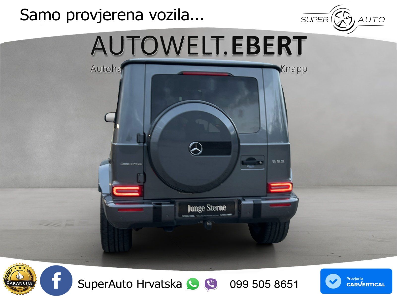 Mercedes AMG G 63 Long V8 (585 KS) 4MATIC 9G-TRONIC AMG SPEEDSHIFT PLUS Superior ZRAČNI+ACC+GR SJED+360+PANO