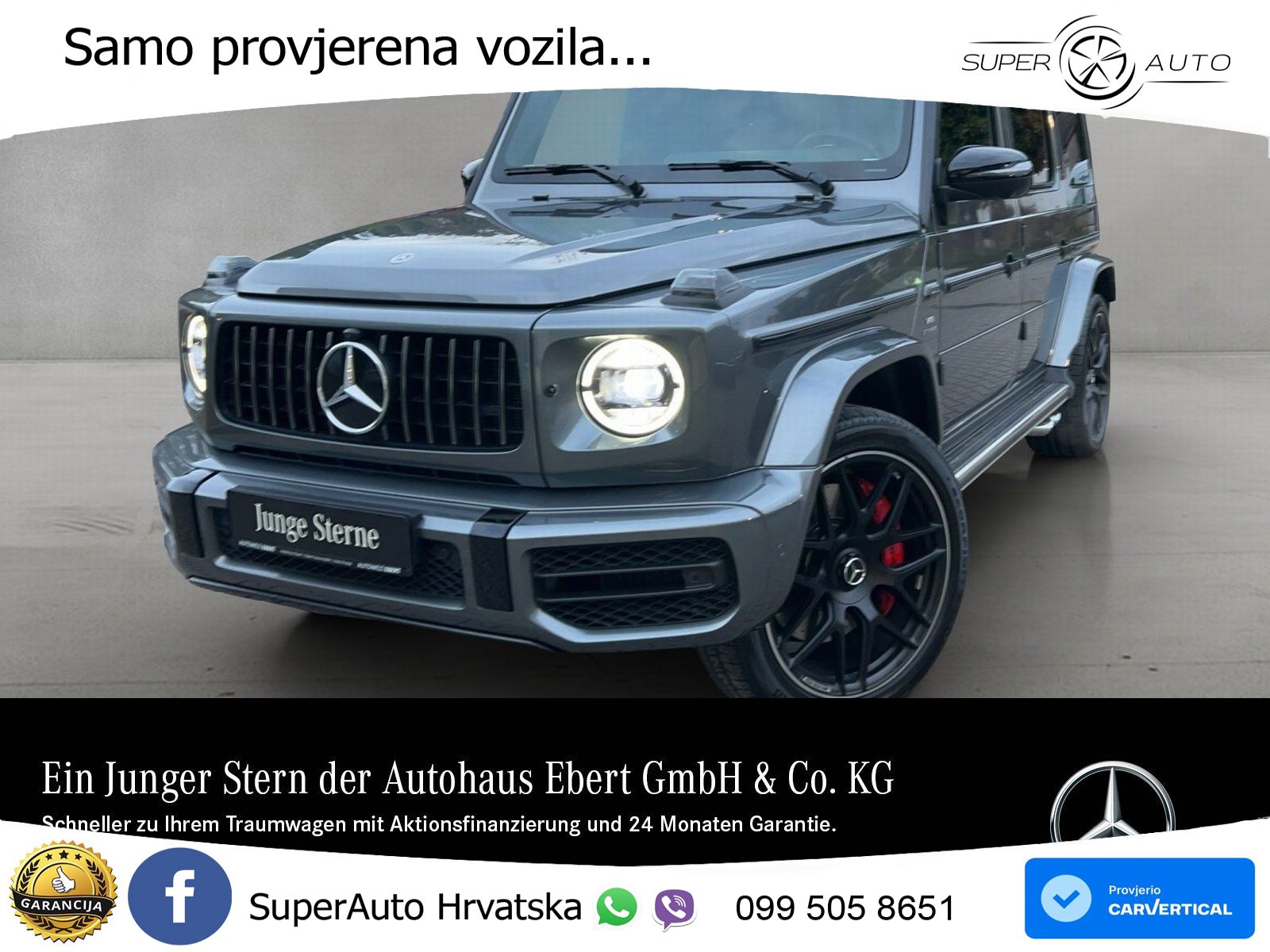 Mercedes AMG G 63 Long V8 (585 KS) 4MATIC 9G-TRONIC AMG SPEEDSHIFT PLUS Superior ZRAČNI+ACC+GR SJED+360+PANO
