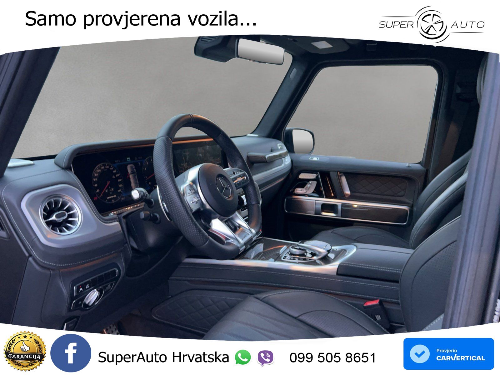 Mercedes AMG G 63 Long V8 (585 KS) 4MATIC 9G-TRONIC AMG SPEEDSHIFT PLUS Superior ZRAČNI+ACC+GR SJED+360+PANO