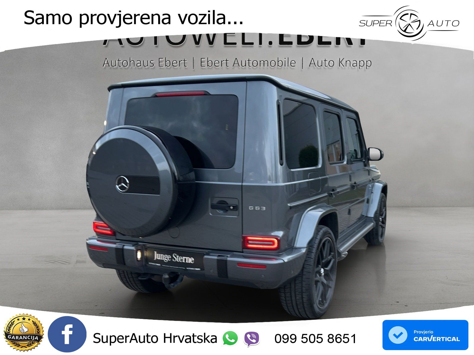 Mercedes AMG G 63 Long V8 (585 KS) 4MATIC 9G-TRONIC AMG SPEEDSHIFT PLUS Superior ZRAČNI+ACC+GR SJED+360+PANO
