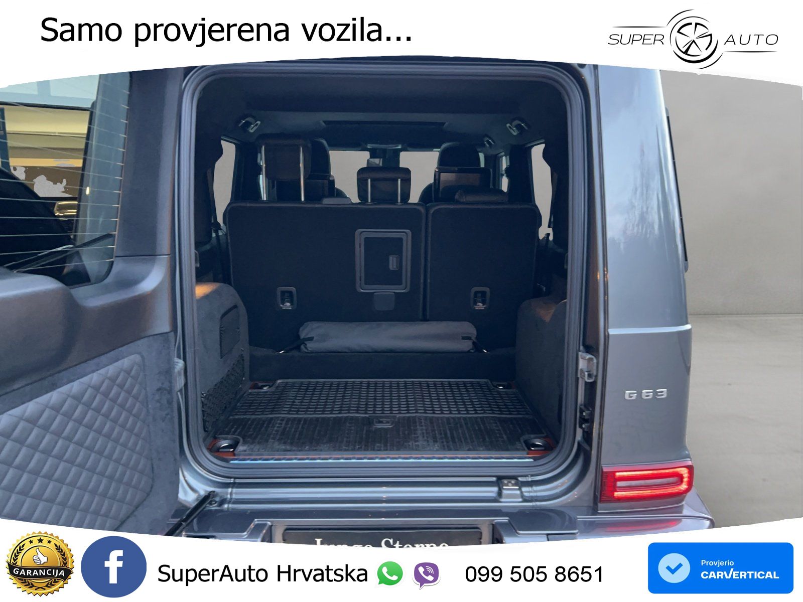 Mercedes AMG G 63 Long V8 (585 KS) 4MATIC 9G-TRONIC AMG SPEEDSHIFT PLUS Superior ZRAČNI+ACC+GR SJED+360+PANO
