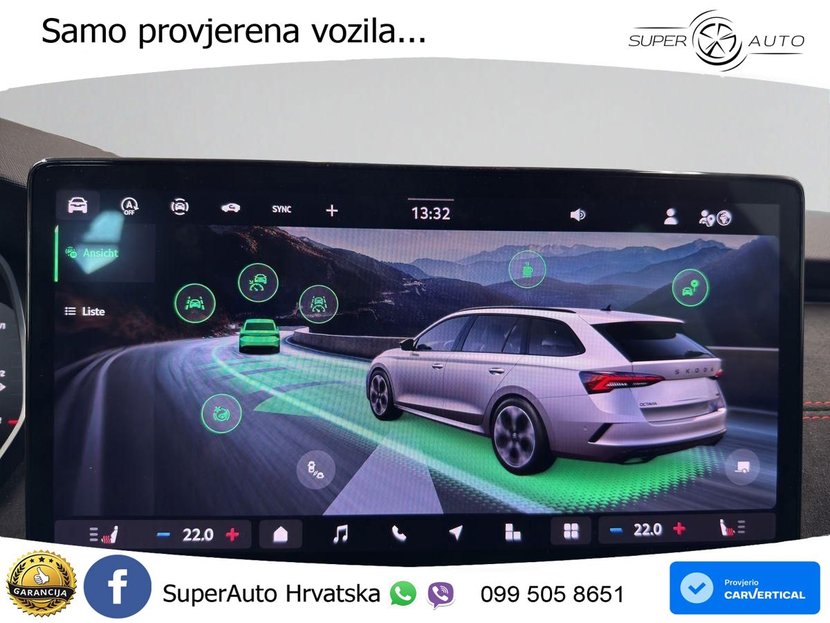 Škoda Octavia Combi RS 2.0 TSI (265 KS) DSG LED+GR SJED+ACC