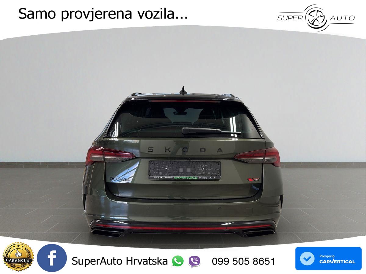 Škoda Octavia Combi RS 2.0 TSI (265 KS) DSG LED+GR SJED+ACC