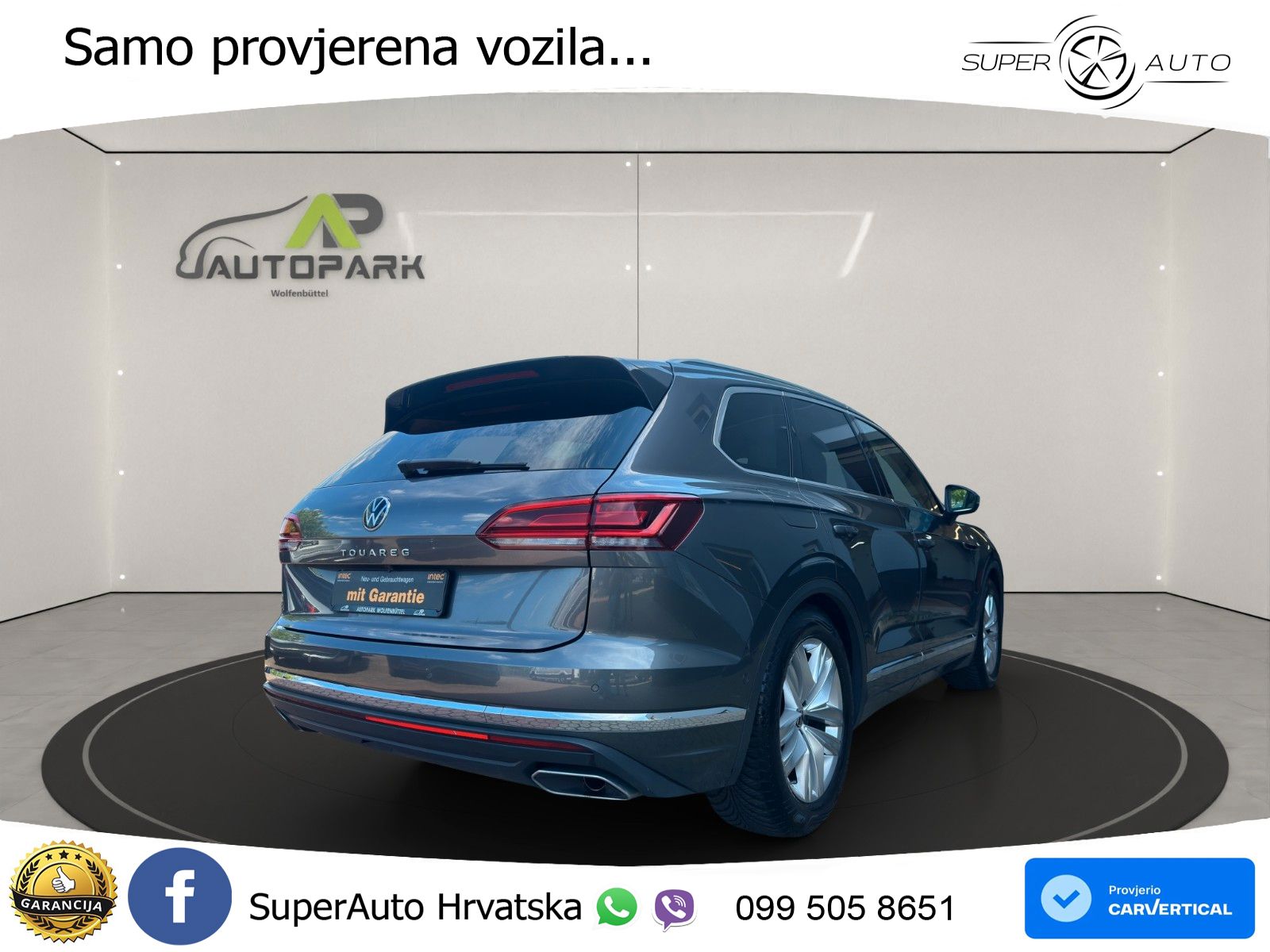 Volkswagen Touareg 3.0 V6 TDI (231 KS) 4MOTION Tiptronic ZRAČNI+ACC+4xGR SJED+KAM