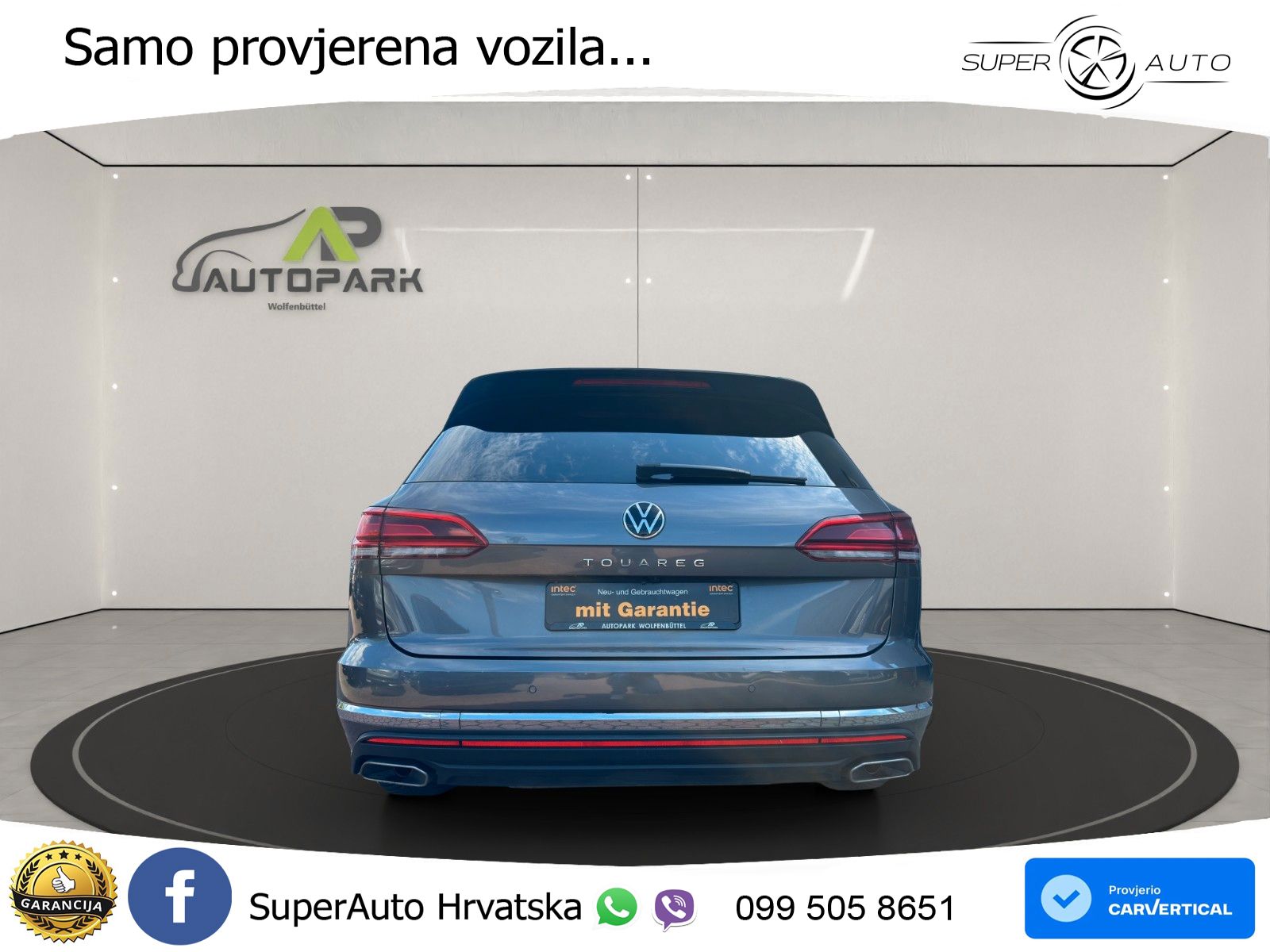 Volkswagen Touareg 3.0 V6 TDI (231 KS) 4MOTION Tiptronic ZRAČNI+ACC+4xGR SJED+KAM
