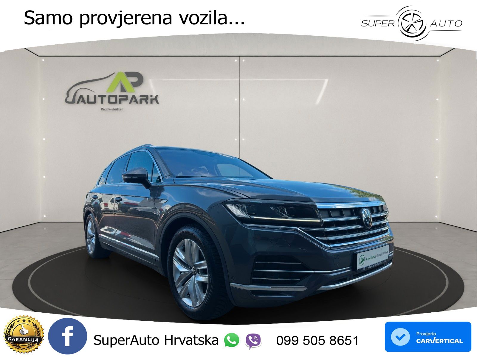 Volkswagen Touareg 3.0 V6 TDI (231 KS) 4MOTION Tiptronic ZRAČNI+ACC+4xGR SJED+KAM
