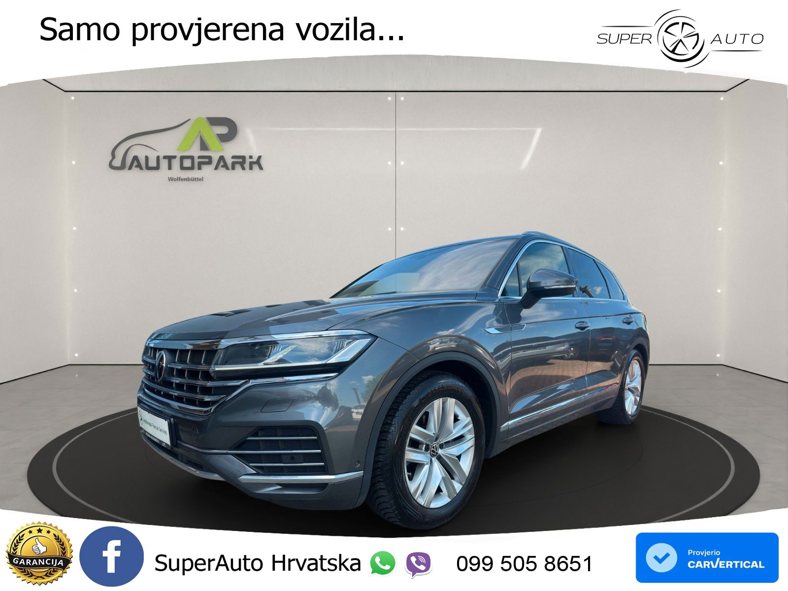 Volkswagen Touareg 3.0 V6 TDI (231 KS) 4MOTION Tiptronic ZRAČNI+ACC+4xGR SJED+KAM
