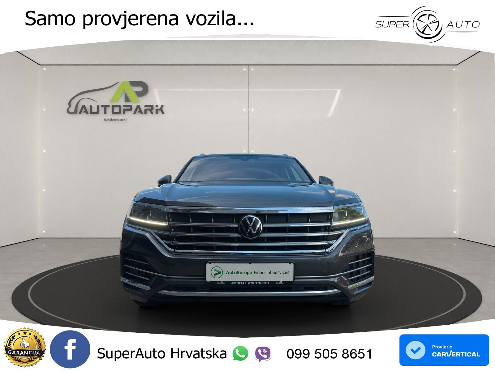 Volkswagen Touareg 3.0 V6 TDI (231 KS) 4MOTION Tiptronic ZRAČNI+ACC+4xGR SJED+KAM