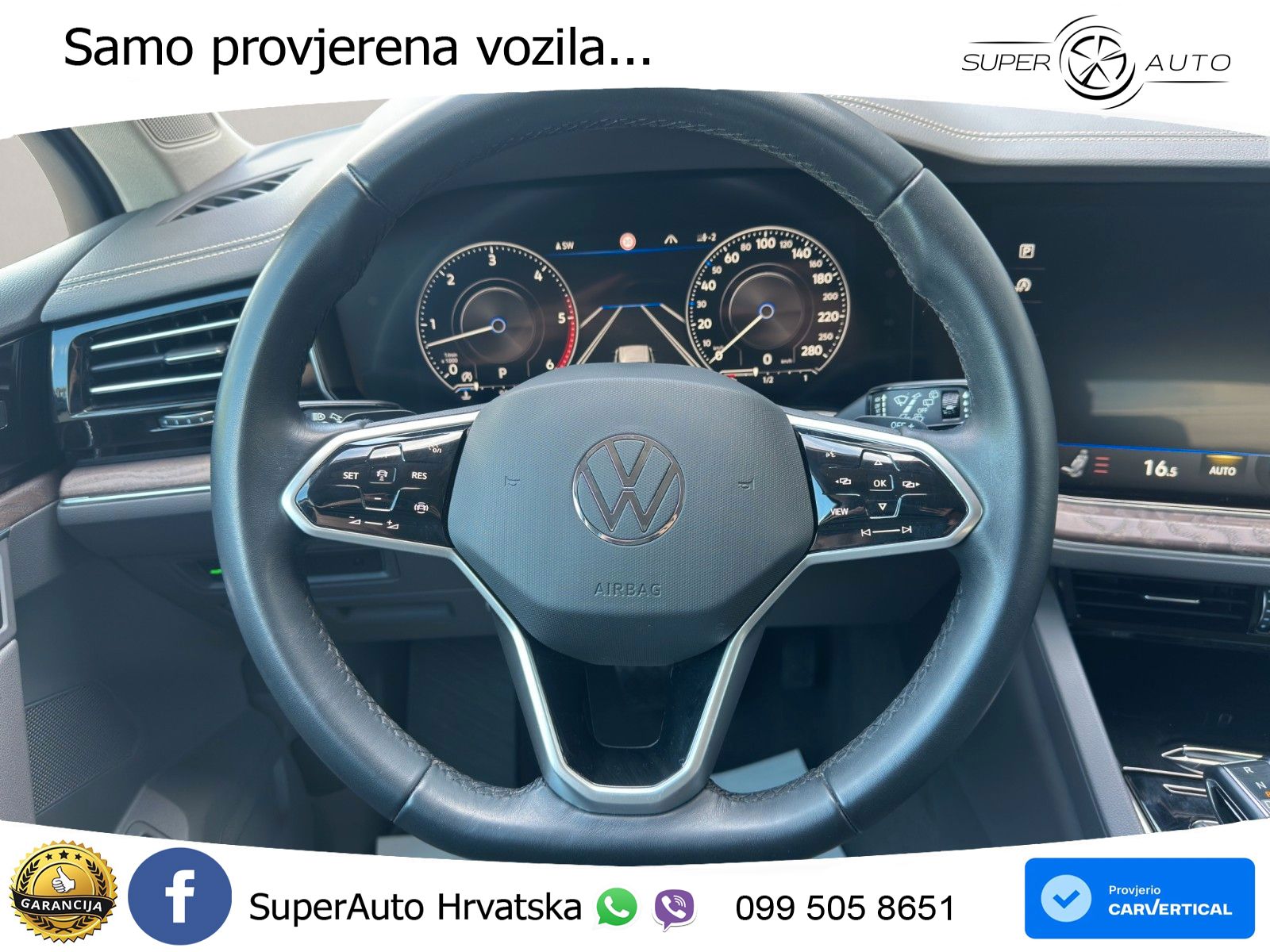 Volkswagen Touareg 3.0 V6 TDI (231 KS) 4MOTION Tiptronic ZRAČNI+ACC+4xGR SJED+KAM
