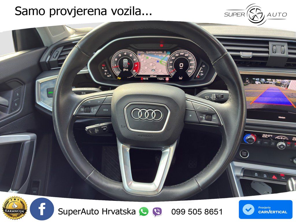Audi Q3 35 TFSI (150 KS) S tronic advanced LED+GR SJED+ACC