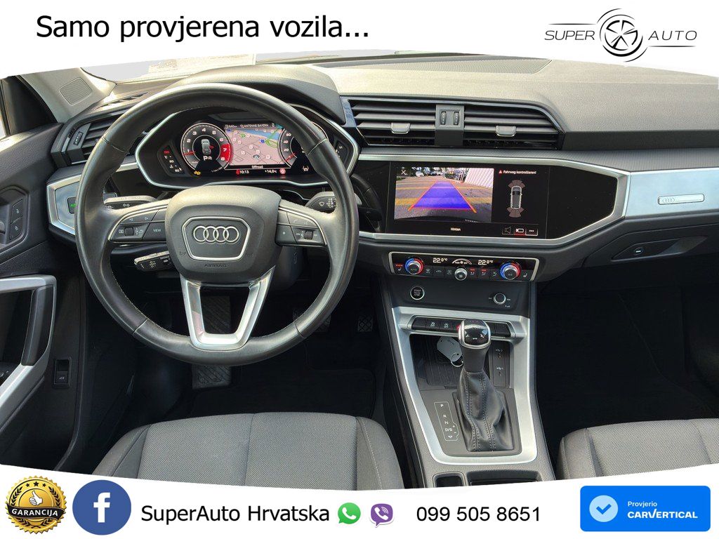 Audi Q3 35 TFSI (150 KS) S tronic advanced LED+GR SJED+ACC