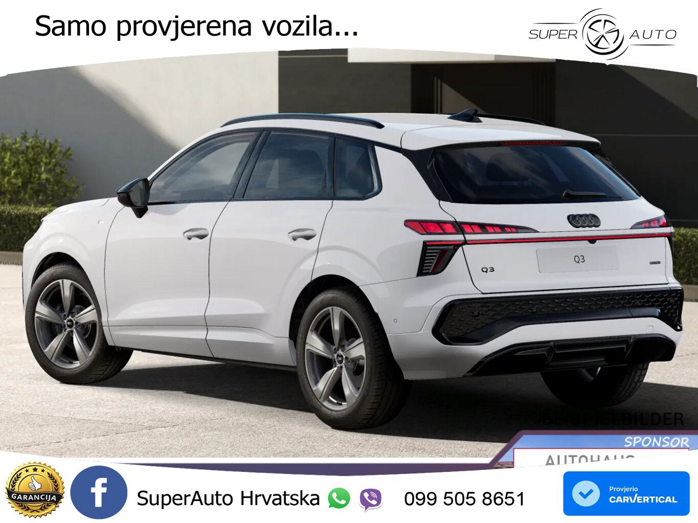 Audi Q3 2.0 TFSI (204 KS) quattro S tronic LED+GR SJED+ACC