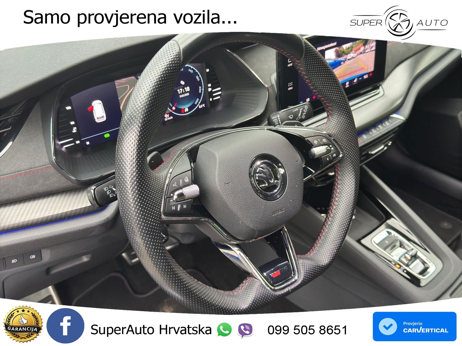 Škoda Octavia Combi RS 2.0 TDI (200 KS) DSG MATRIX+GR SJED+KAM