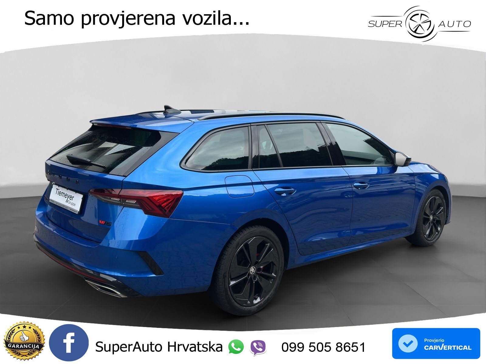 Škoda Octavia Combi RS 2.0 TDI (200 KS) DSG MATRIX+GR SJED+KAM