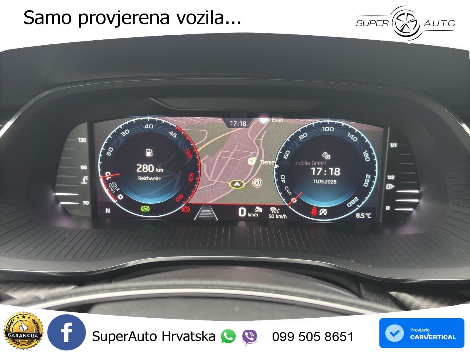 Škoda Octavia Combi RS 2.0 TDI (200 KS) DSG MATRIX+GR SJED+KAM