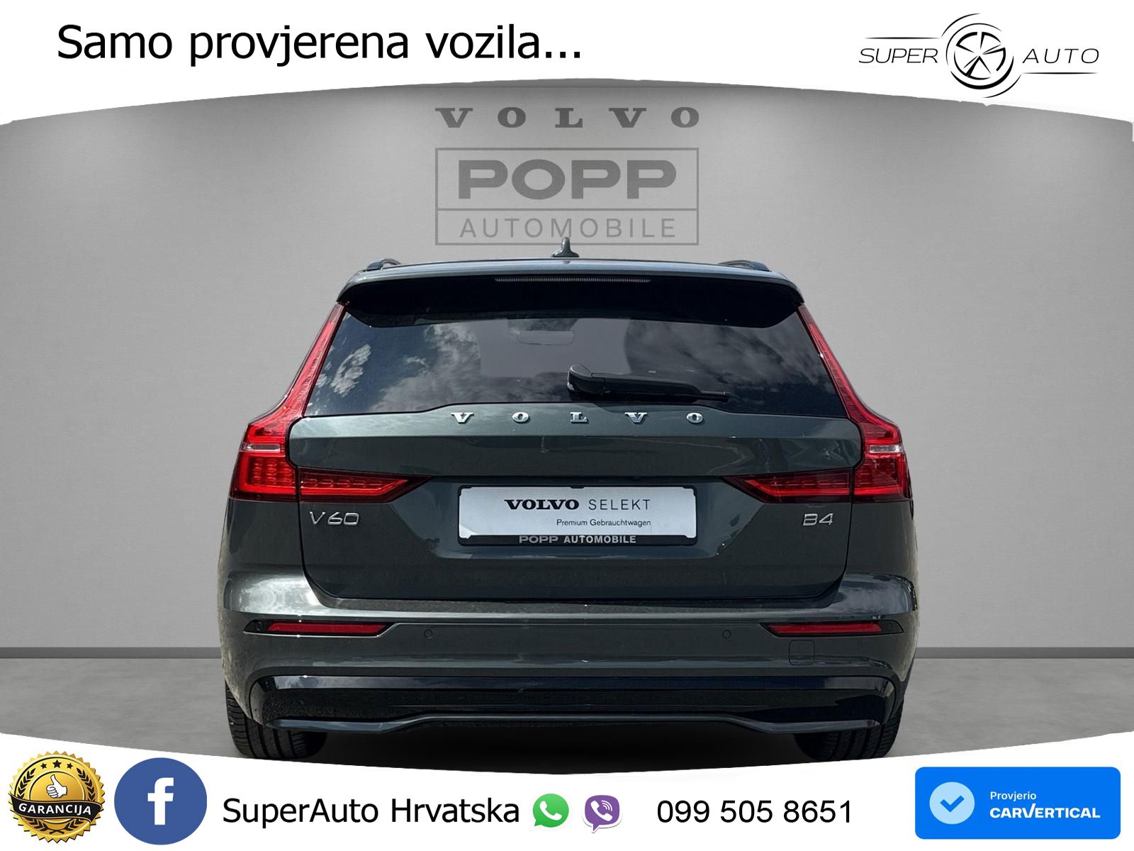 Volvo V60 2.0 B4 Benzin DCT LED+GR SJED+ACC