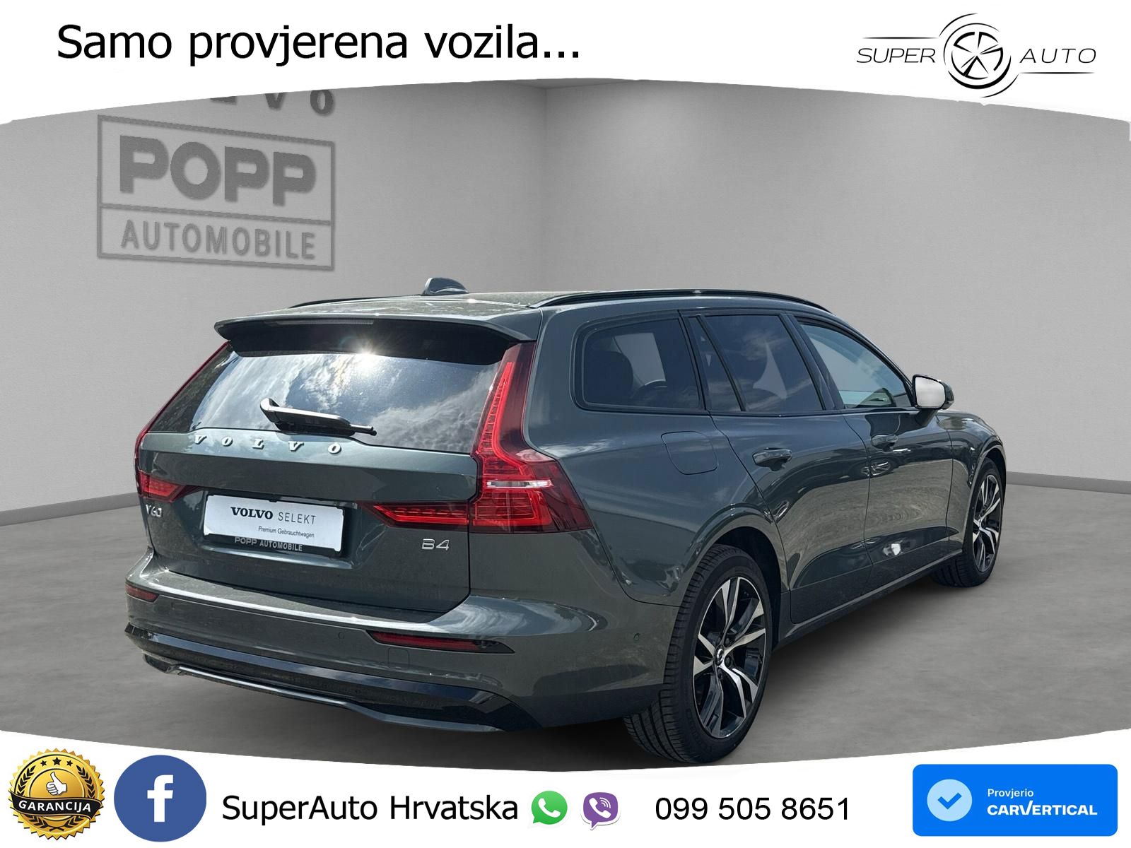 Volvo V60 2.0 B4 Benzin DCT LED+GR SJED+ACC