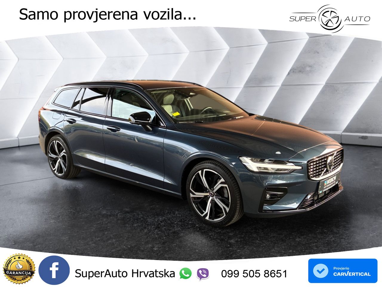 Volvo V60 2.0 B4 Benzin DCT ACC+GR SJED+360+PANO