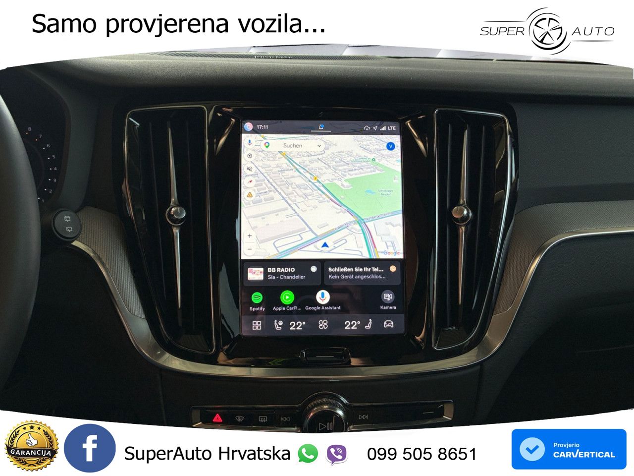 Volvo V60 2.0 B4 Benzin DCT ACC+GR SJED+360+PANO