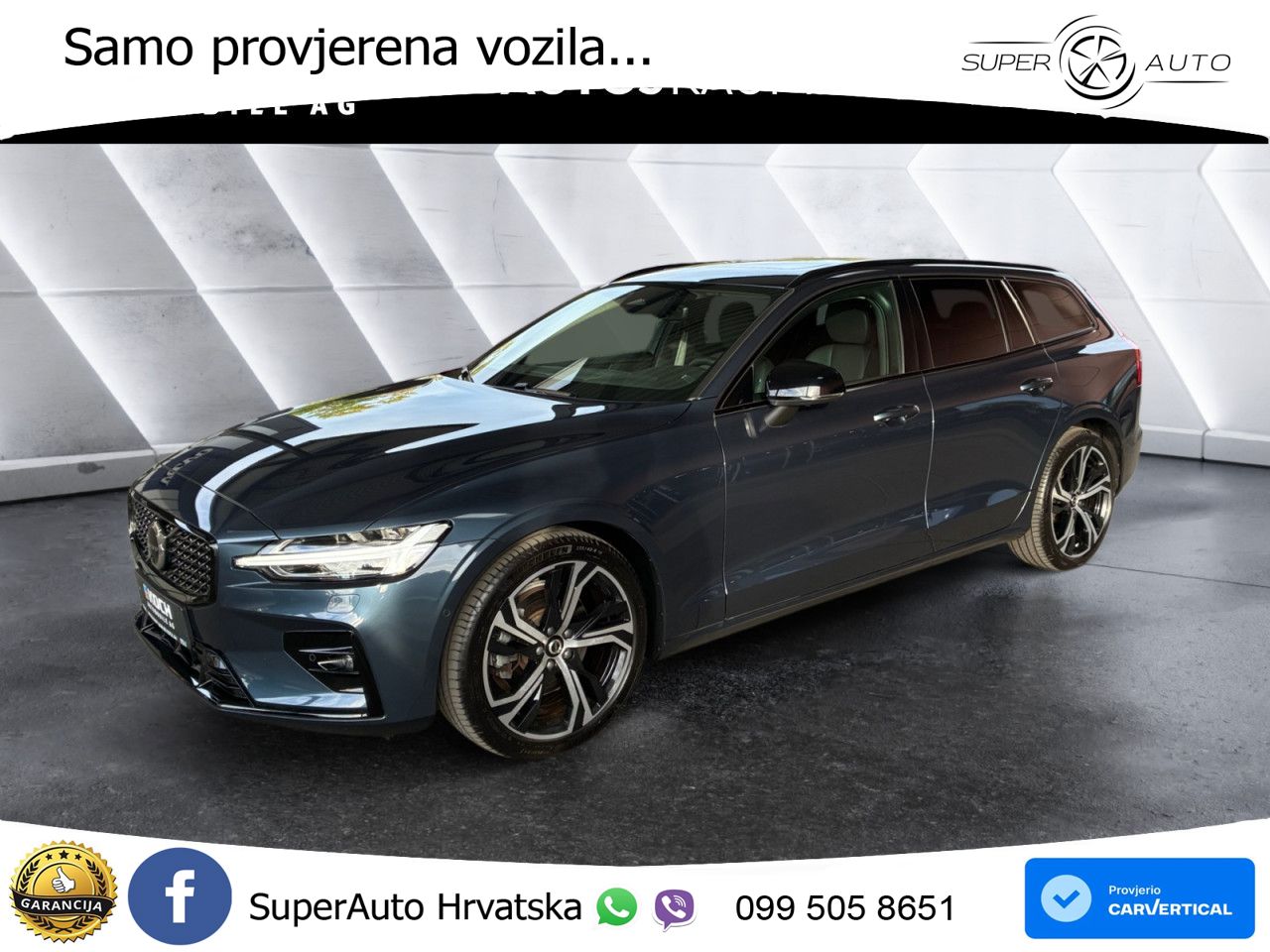Volvo V60 2.0 B4 Benzin DCT ACC+GR SJED+360+PANO