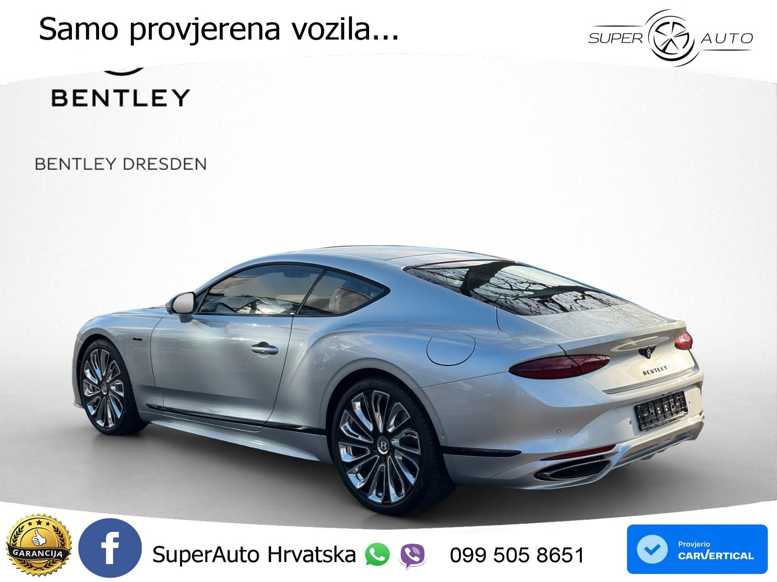 Bentley Continental GT IV 4.0 V8 TFSi (782 KS) AWD DCT ACC+HEAD+GR SJED+360+PANO