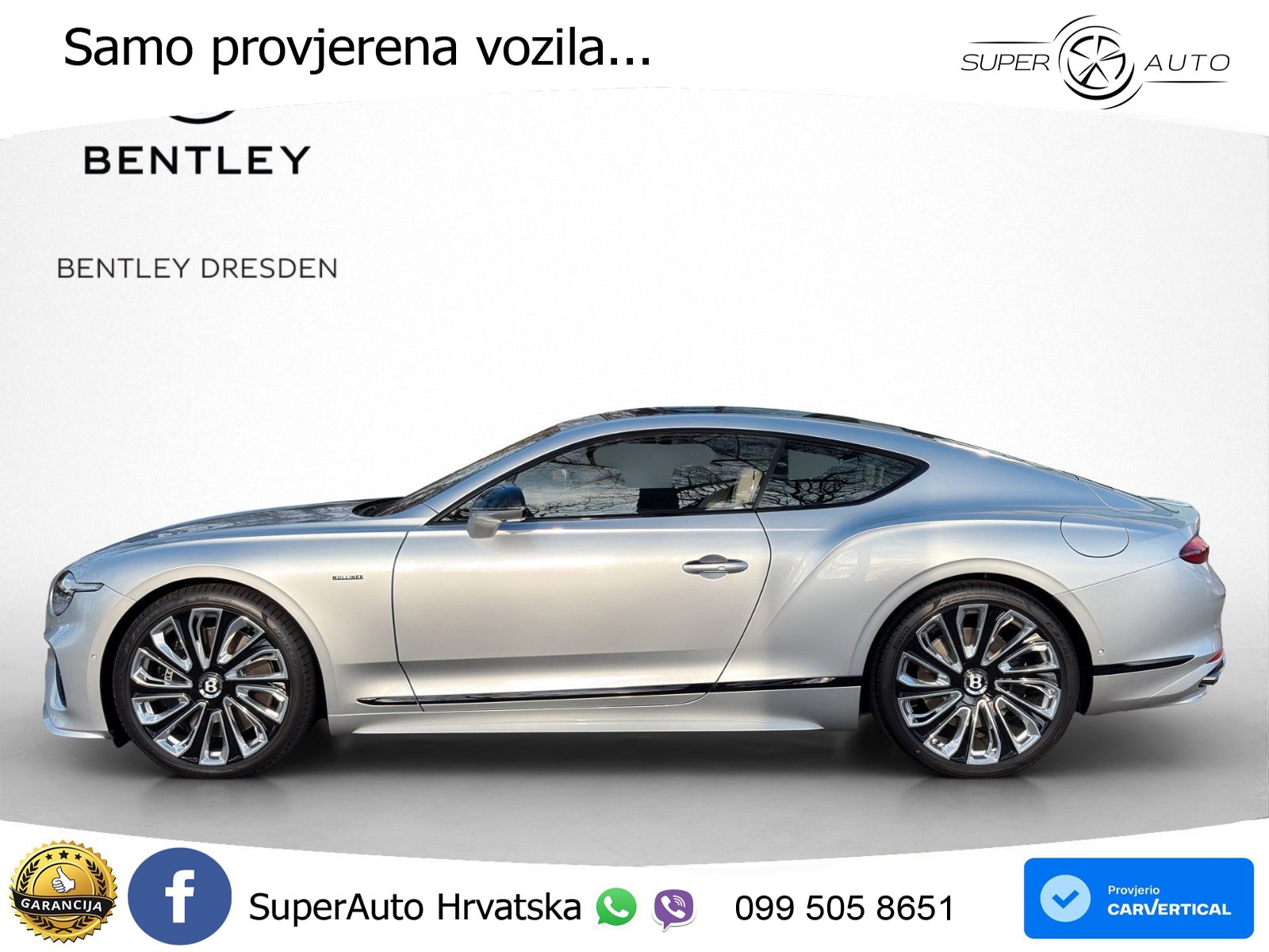 Bentley Continental GT IV 4.0 V8 TFSi (782 KS) AWD DCT ACC+HEAD+GR SJED+360+PANO
