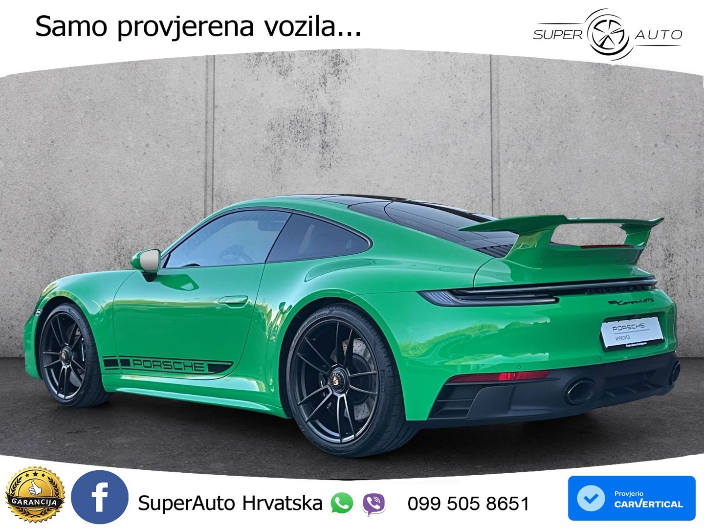 Porsche 911 Carrera 4 GTS 3.0 (480 KS) PDK MATRIX+GR SJED+KAM