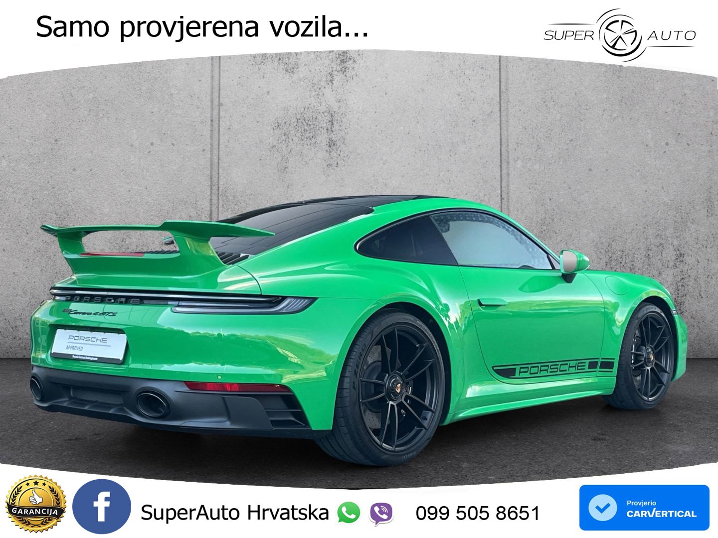 Porsche 911 Carrera 4 GTS 3.0 (480 KS) PDK MATRIX+GR SJED+KAM