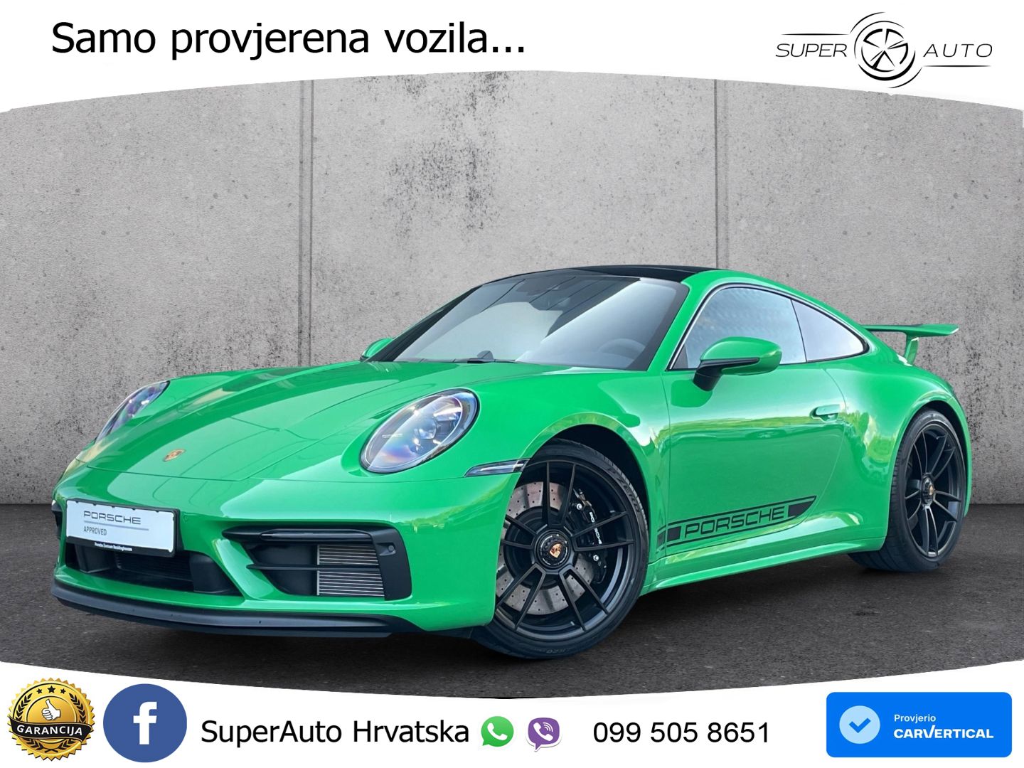 Porsche 911 Carrera 4 GTS 3.0 (480 KS) PDK MATRIX+GR SJED+KAM