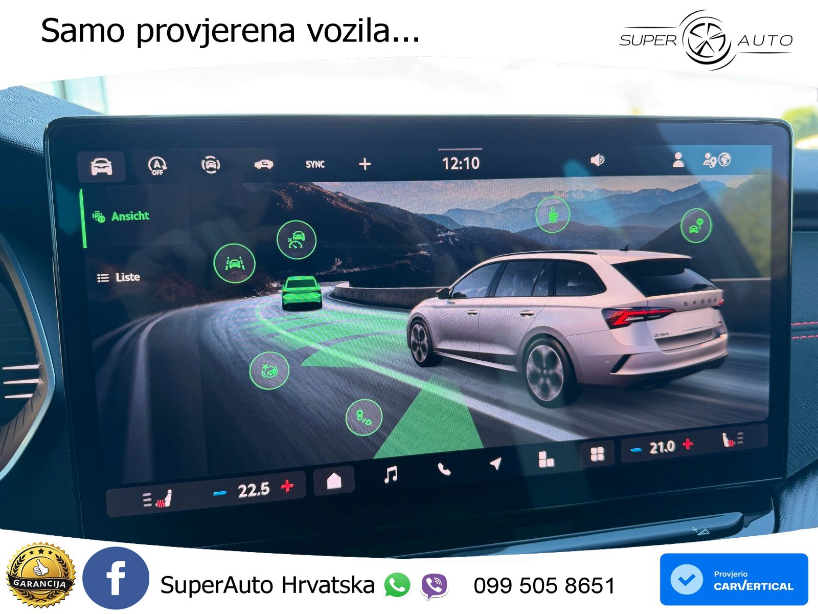 Škoda Octavia Combi RS 2.0 TSI (265 KS) DSG MATRIX+GR SJED+KAM
