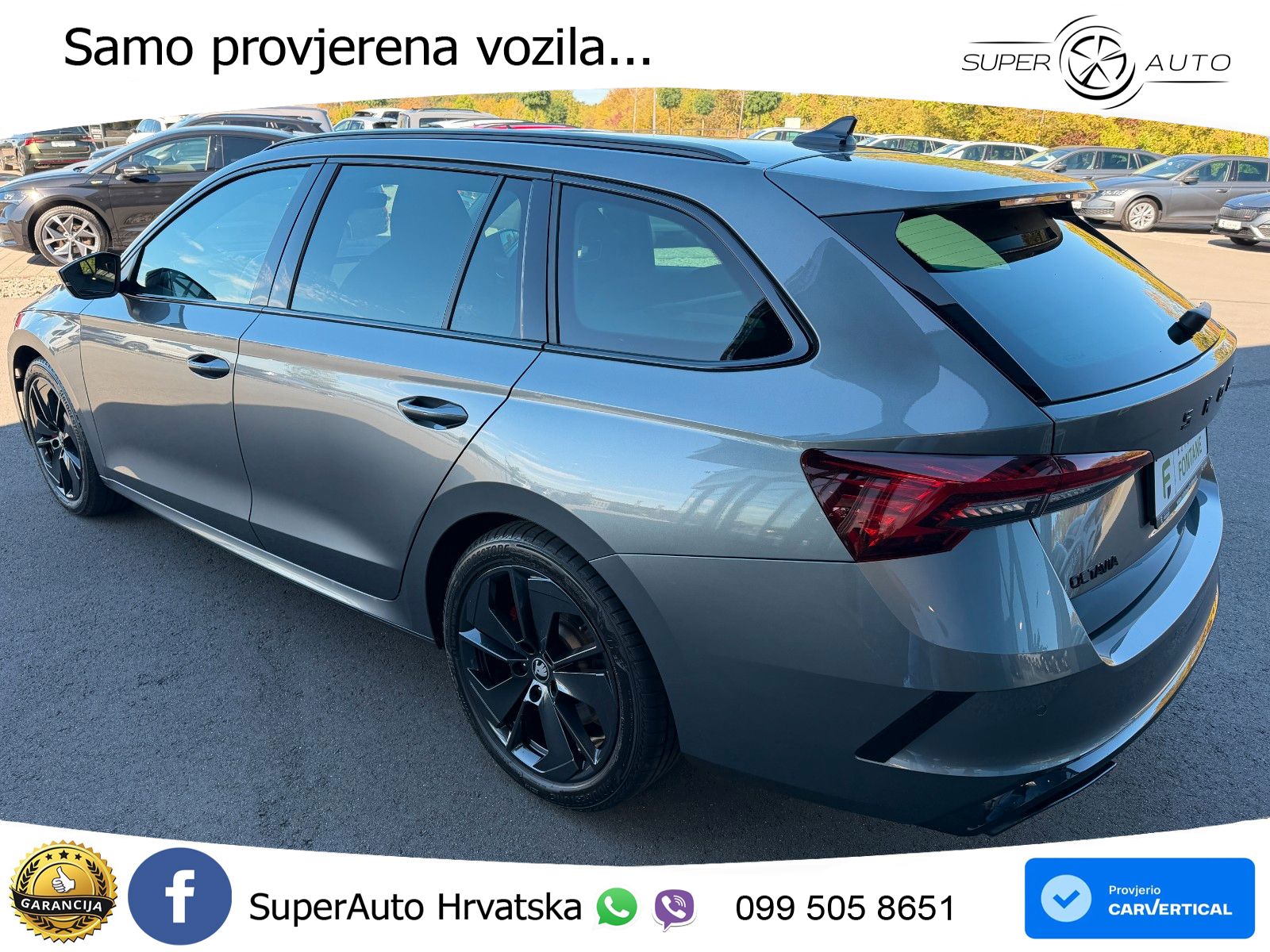 Škoda Octavia Combi RS 2.0 TSI (265 KS) DSG MATRIX+GR SJED+KAM