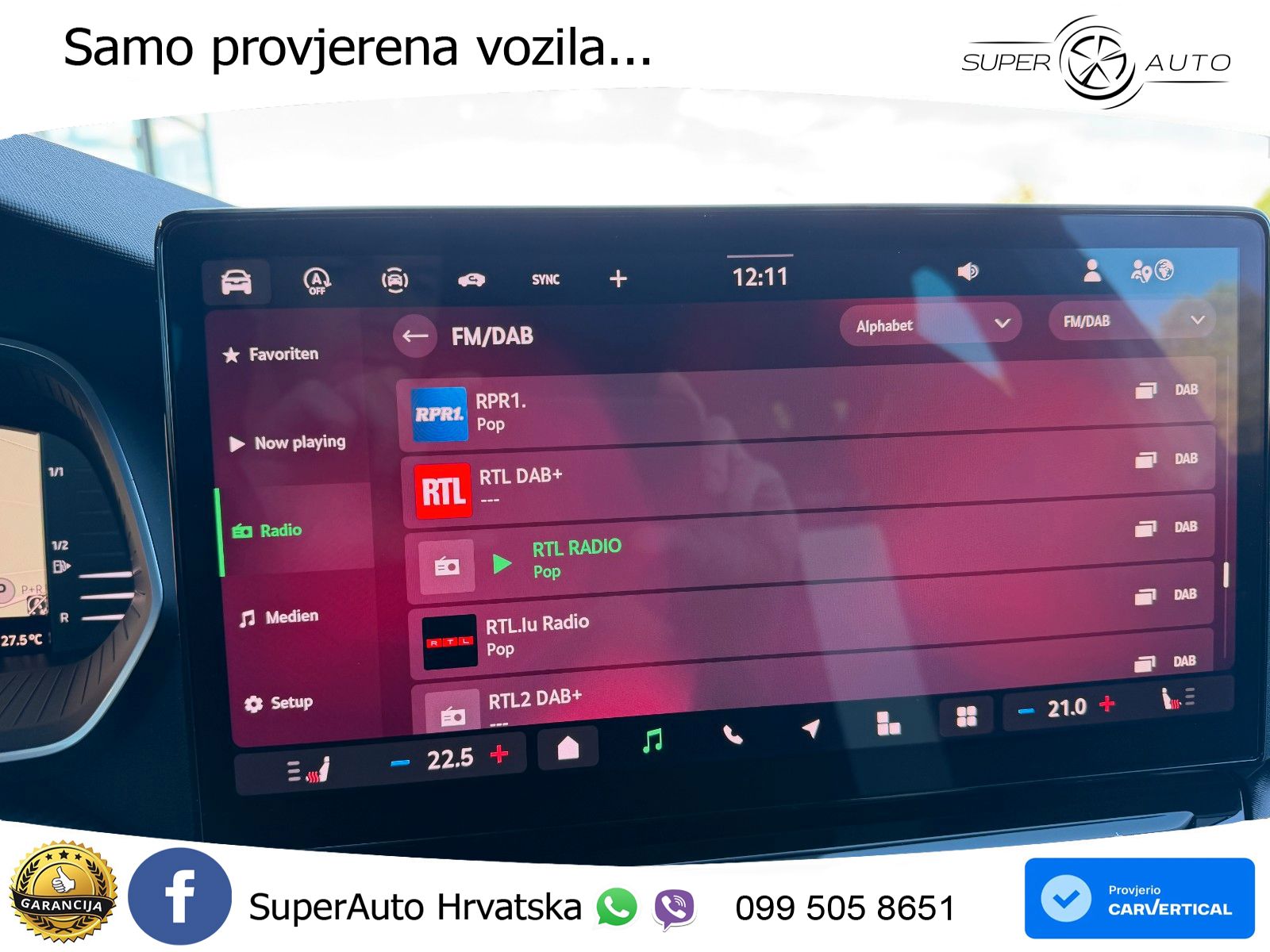Škoda Octavia Combi RS 2.0 TSI (265 KS) DSG MATRIX+GR SJED+KAM