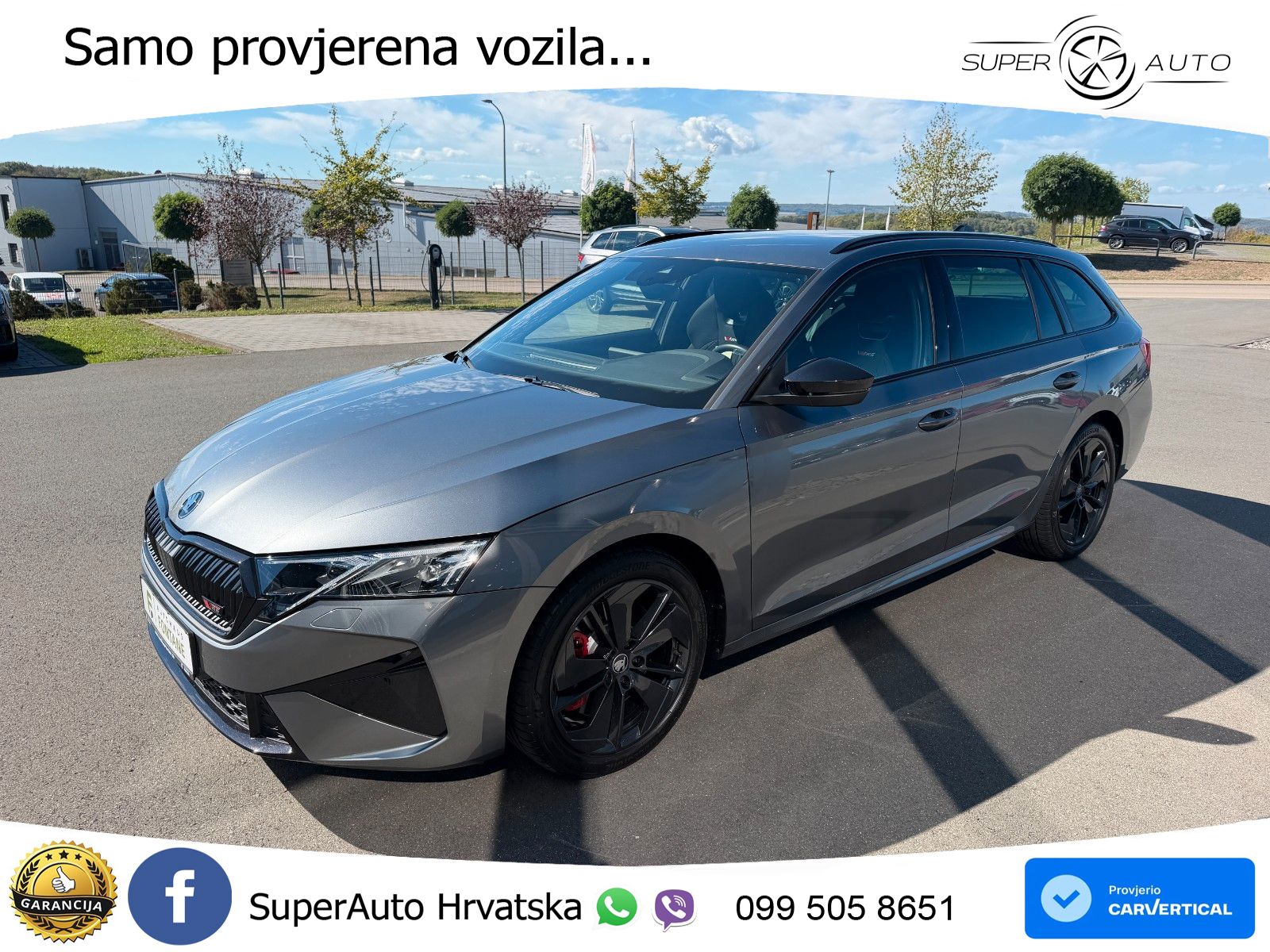 Škoda Octavia Combi RS 2.0 TSI (265 KS) DSG MATRIX+GR SJED+KAM