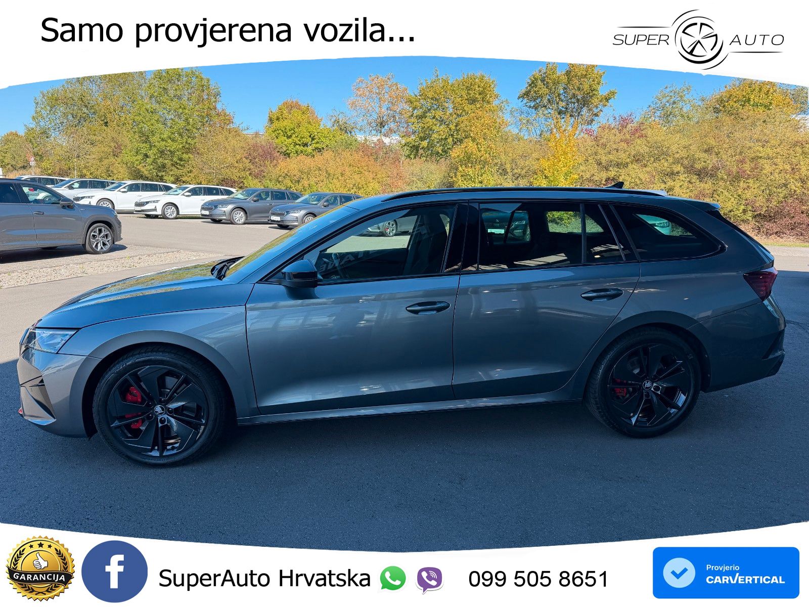 Škoda Octavia Combi RS 2.0 TSI (265 KS) DSG MATRIX+GR SJED+KAM