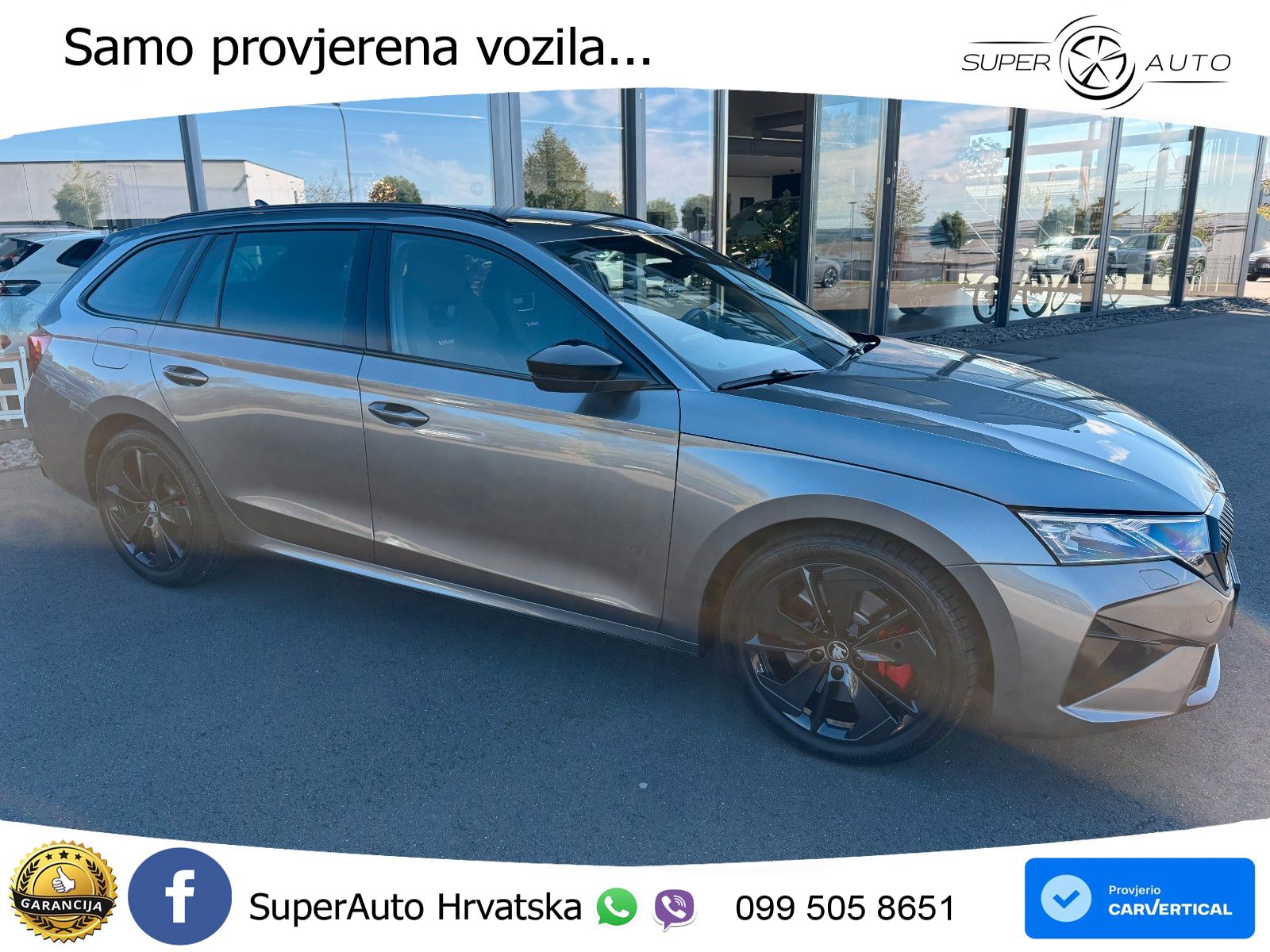 Škoda Octavia Combi RS 2.0 TSI (265 KS) DSG MATRIX+GR SJED+KAM