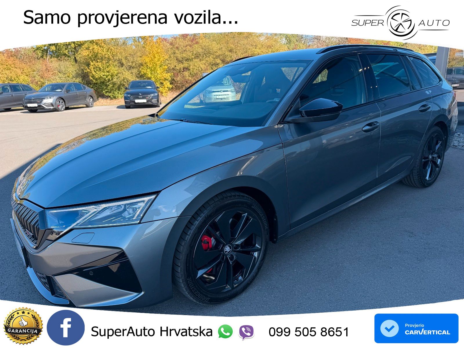 Škoda Octavia Combi RS 2.0 TSI (265 KS) DSG MATRIX+GR SJED+KAM