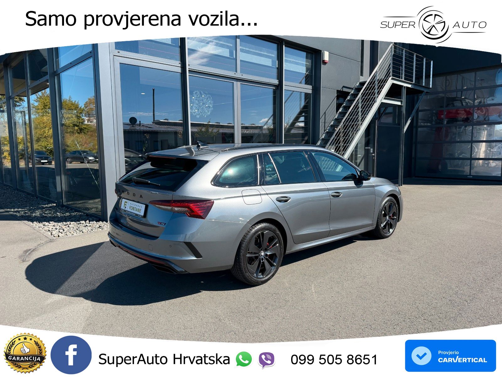 Škoda Octavia Combi RS 2.0 TSI (265 KS) DSG MATRIX+GR SJED+KAM