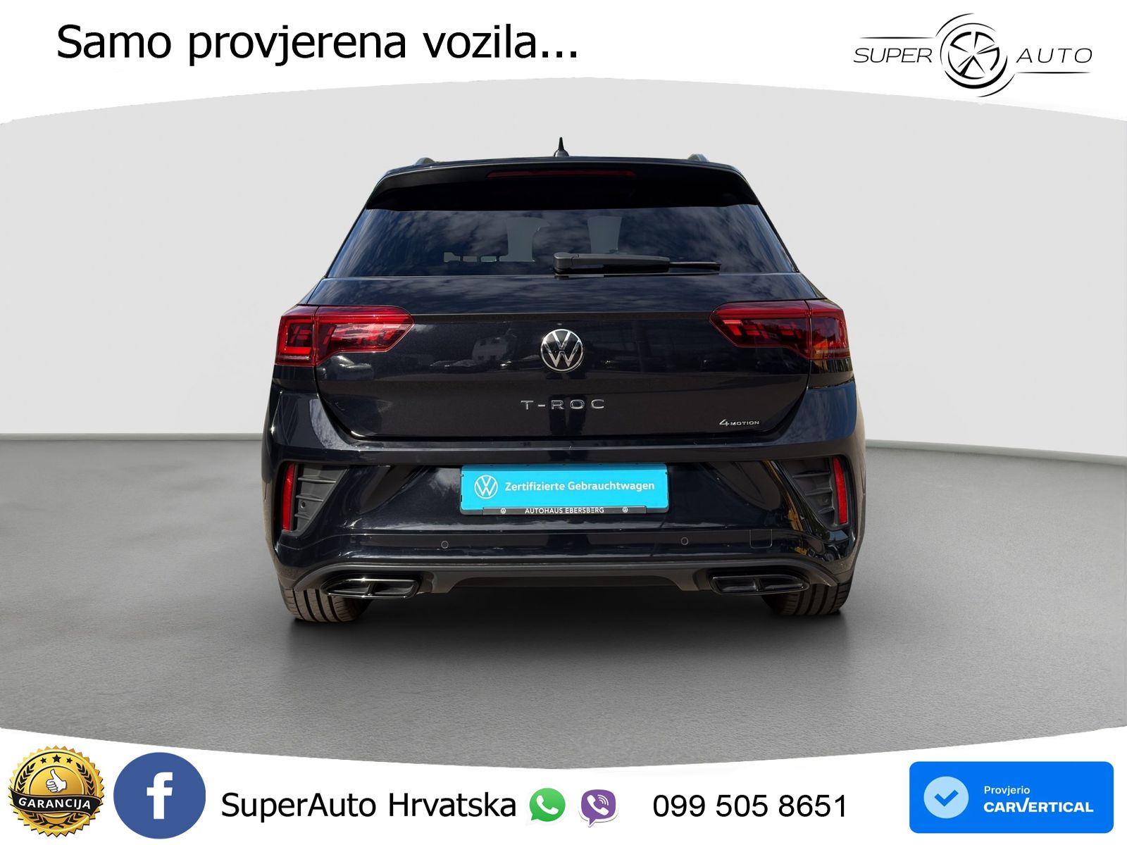 Volkswagen T-Roc I 2.0 TSI (190 KS) 4M DSG LED+GR SJED+ACC
