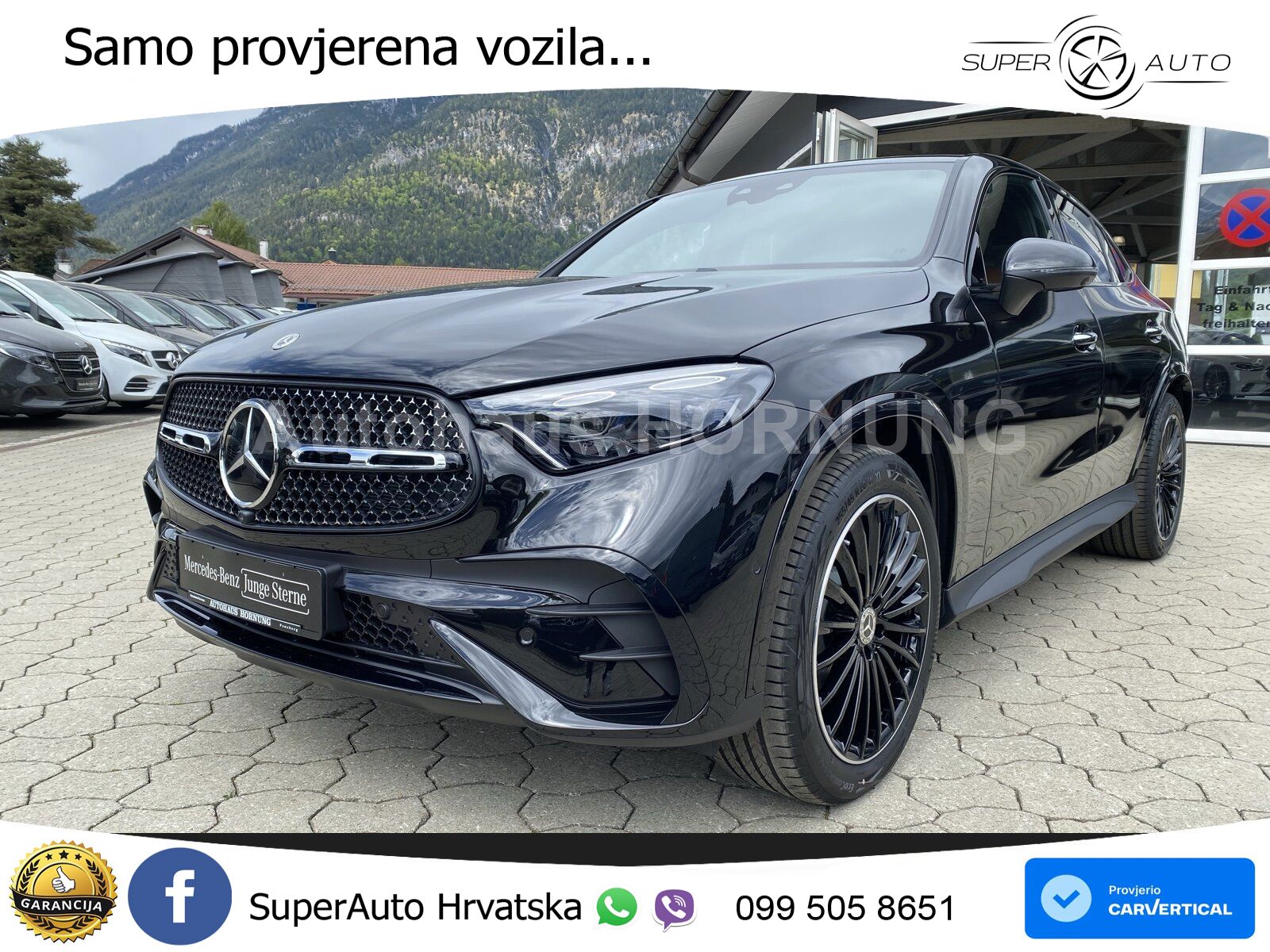 Mercedes GLC Coupe 450d (367 KS) 4MATIC 9G-TRONIC AMG ZRAČNI+ACC+GR SJED+KAM+PANO
