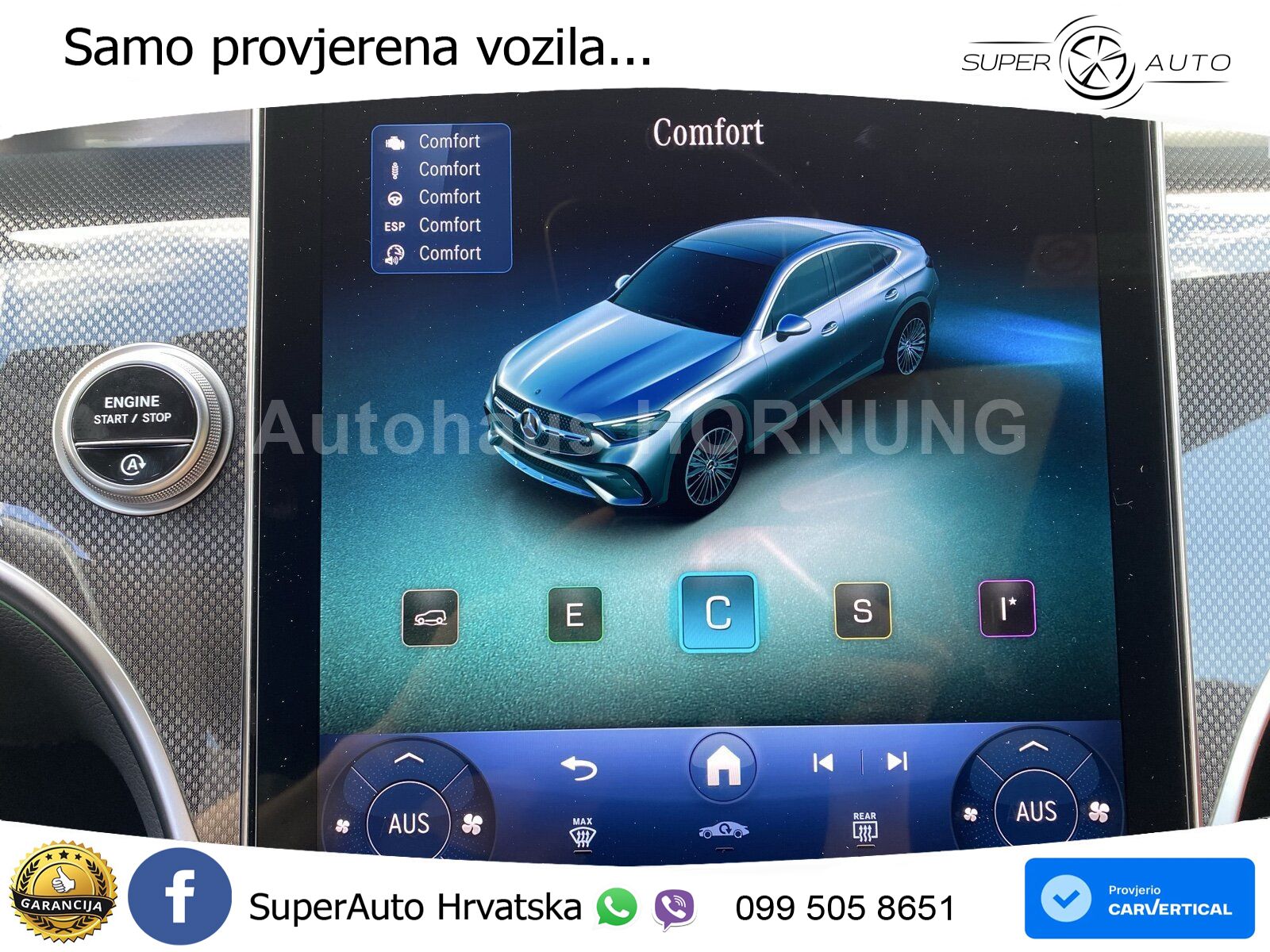 Mercedes GLC Coupe 450d (367 KS) 4MATIC 9G-TRONIC AMG ZRAČNI+ACC+GR SJED+KAM+PANO