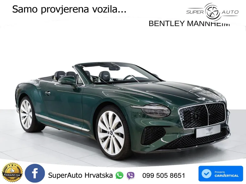 Bentley Continental GTC IV 4.0 V8 TFSi (680 KS) AWD DCT ZRAČNI+ACC+GR SJED+KAM