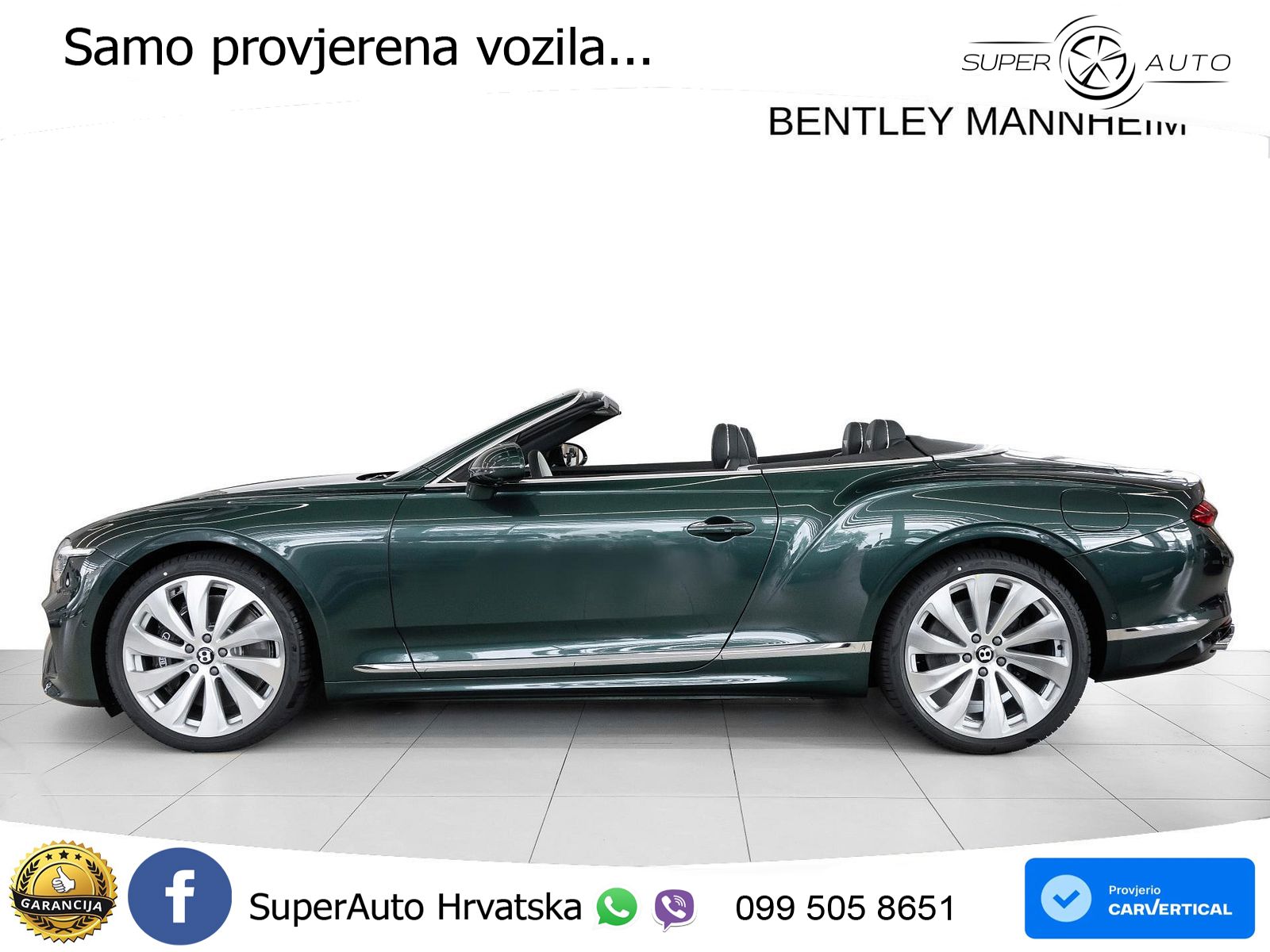 Bentley Continental GTC IV 4.0 V8 TFSi (680 KS) AWD DCT ZRAČNI+ACC+GR SJED+KAM