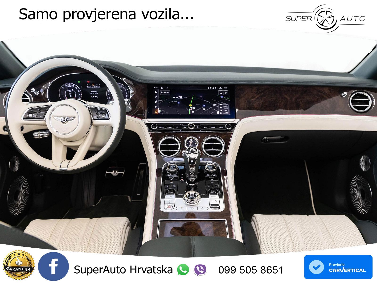 Bentley Continental GTC IV 4.0 V8 TFSi (680 KS) AWD DCT ZRAČNI+ACC+GR SJED+KAM