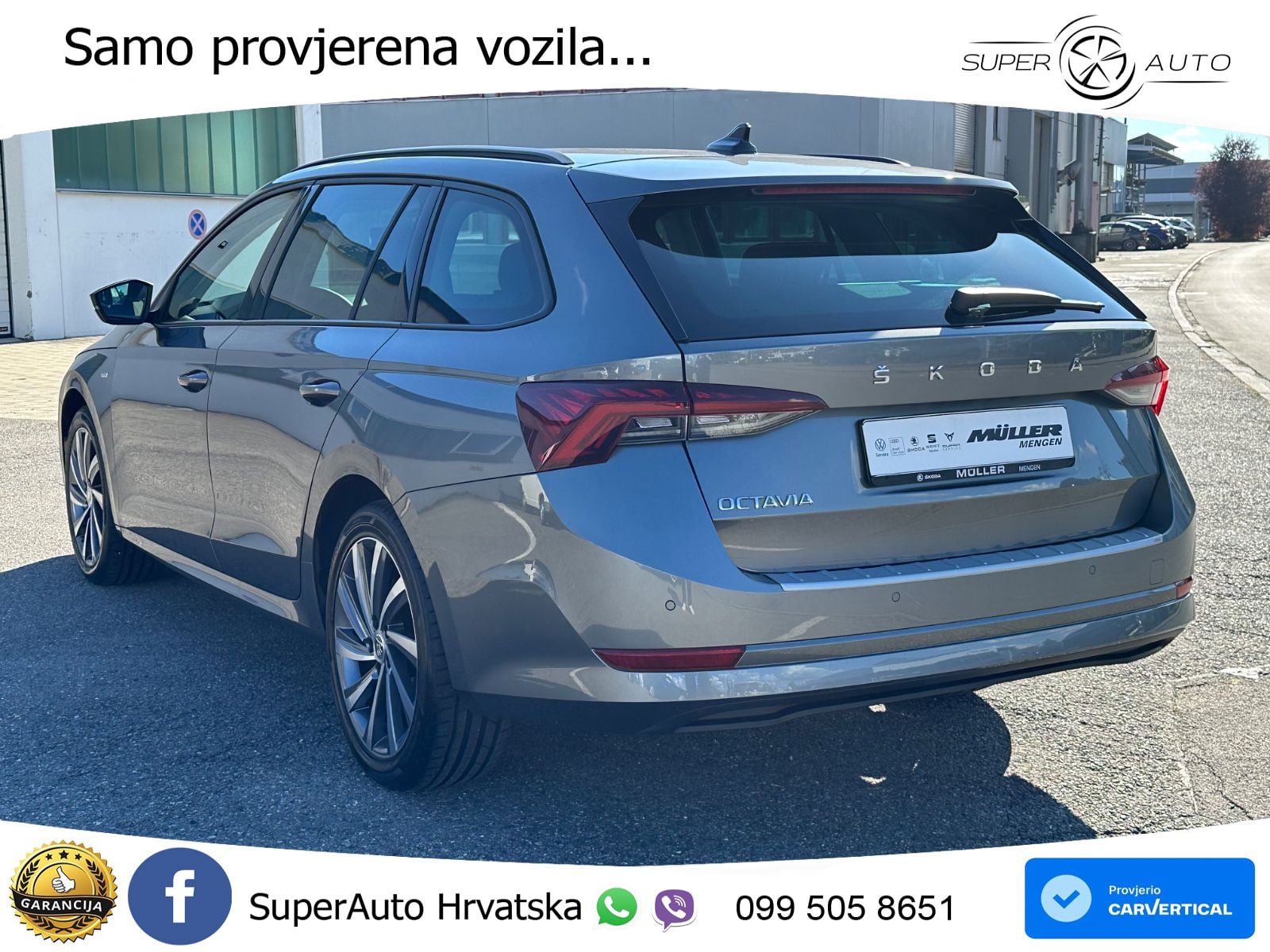 Škoda Octavia Combi 2.0 TDI (150 KS) DSG LED+GR SJED+ACC