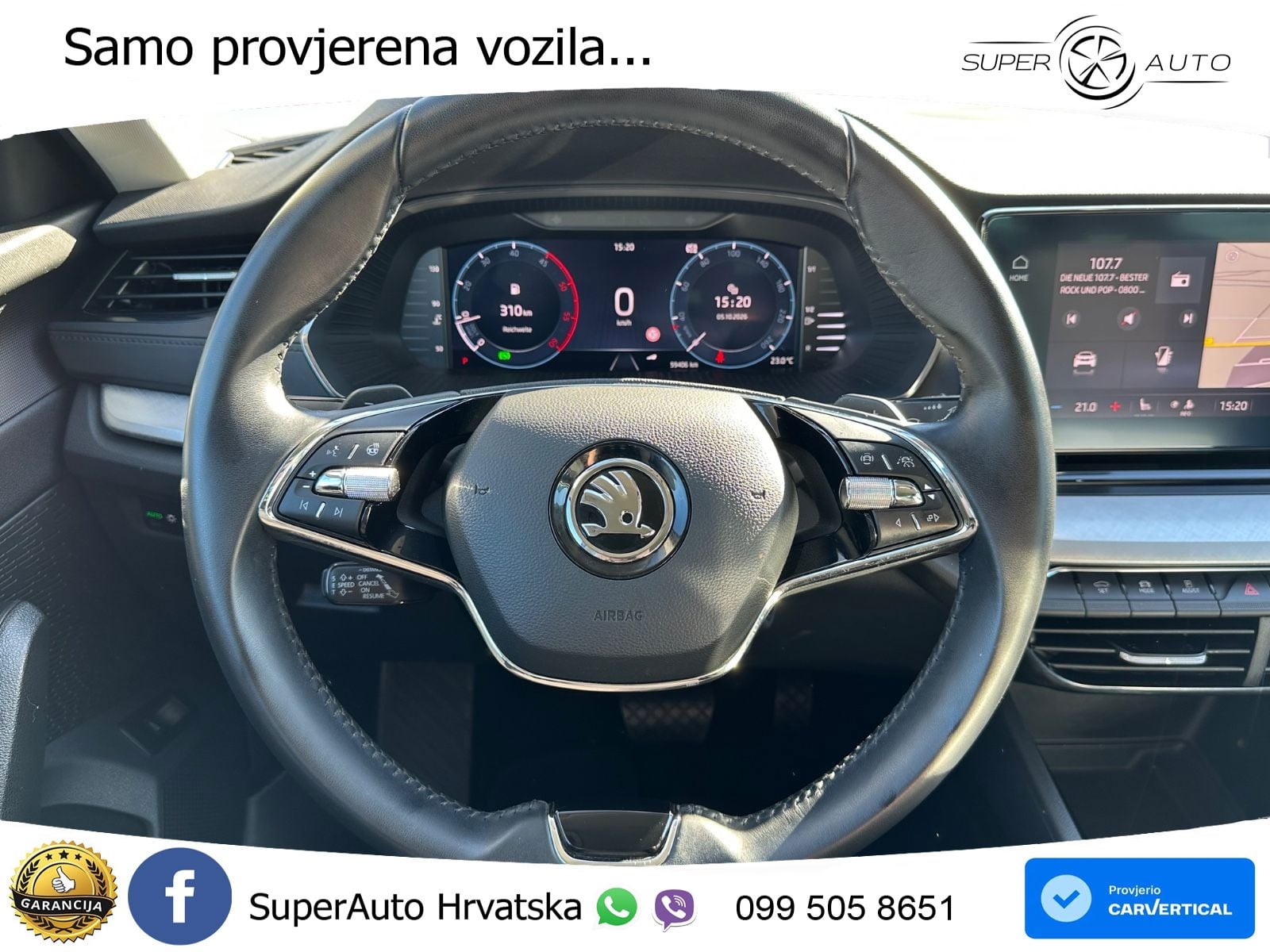 Škoda Octavia Combi 2.0 TDI (150 KS) DSG LED+GR SJED+ACC