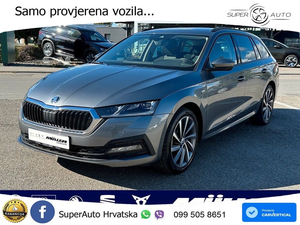 Škoda Octavia Combi 2.0 TDI (150 KS) DSG LED+GR SJED+ACC