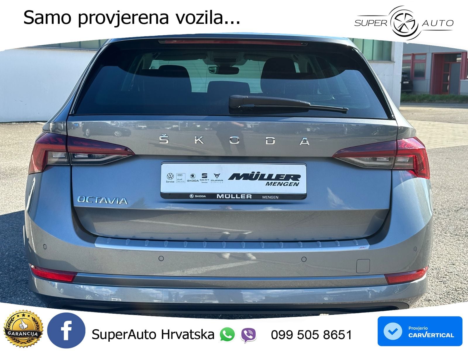 Škoda Octavia Combi 2.0 TDI (150 KS) DSG LED+GR SJED+ACC