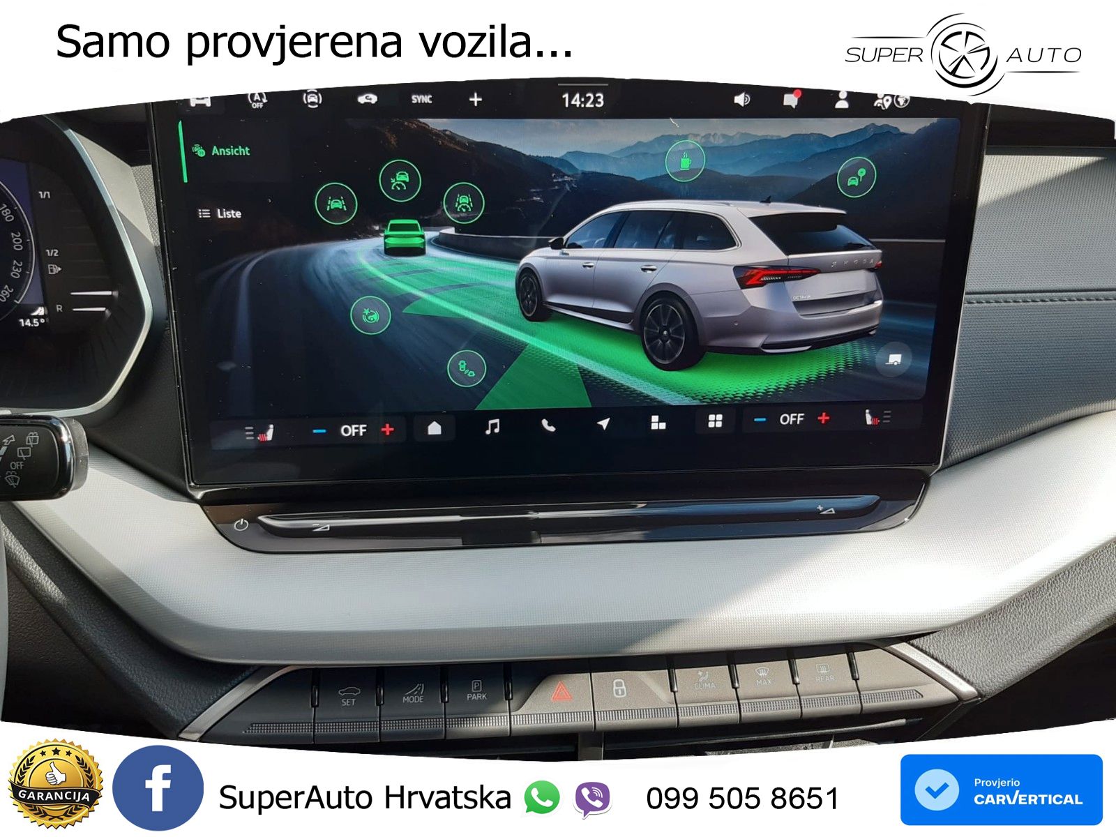 Škoda Octavia Combi 1.5 TSI (150 KS) DSG Selection LED+GR SJED+ACC