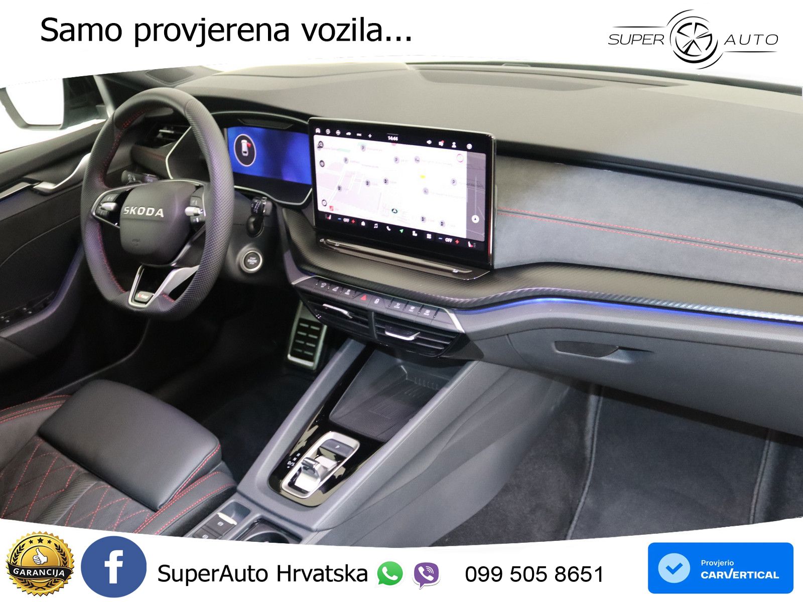 Škoda Octavia Combi RS 2.0 TSI (265 KS) DSG LED+GR SJED+ACC