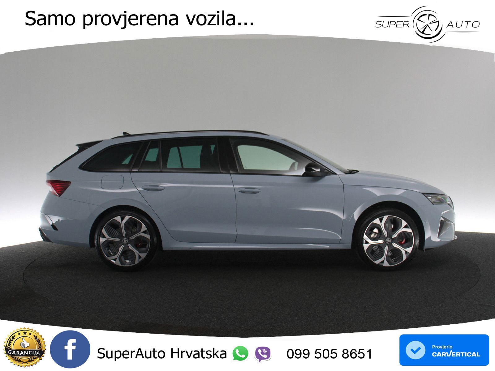 Škoda Octavia Combi RS 2.0 TSI (265 KS) DSG LED+GR SJED+ACC